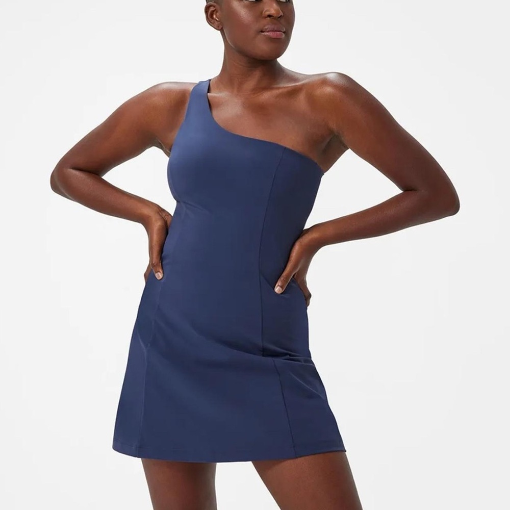 Outdoor Voices One Shoulder Exercise Dress